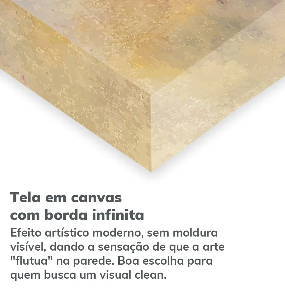 Quadro Aquarela Azul e Dourado - Image 8