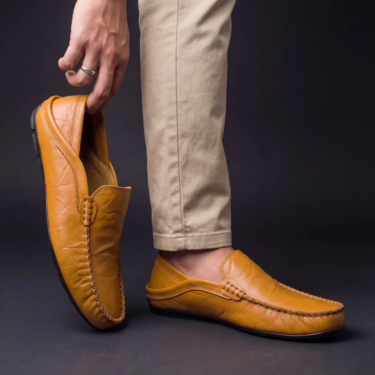 Pedro - Loafers em Pele para Homem - Image 6