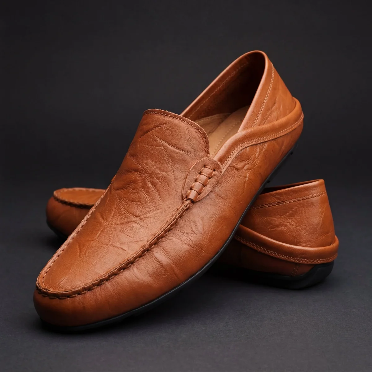 Pedro - Loafers em Pele para Homem - Image 5