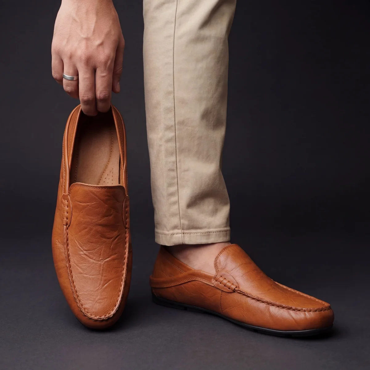 Pedro - Loafers em Pele para Homem - Image 9